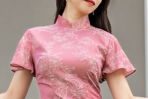 Taffy Bell Sleeve Qipao