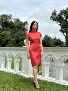 Regia Short Sleeve Modern Qipao