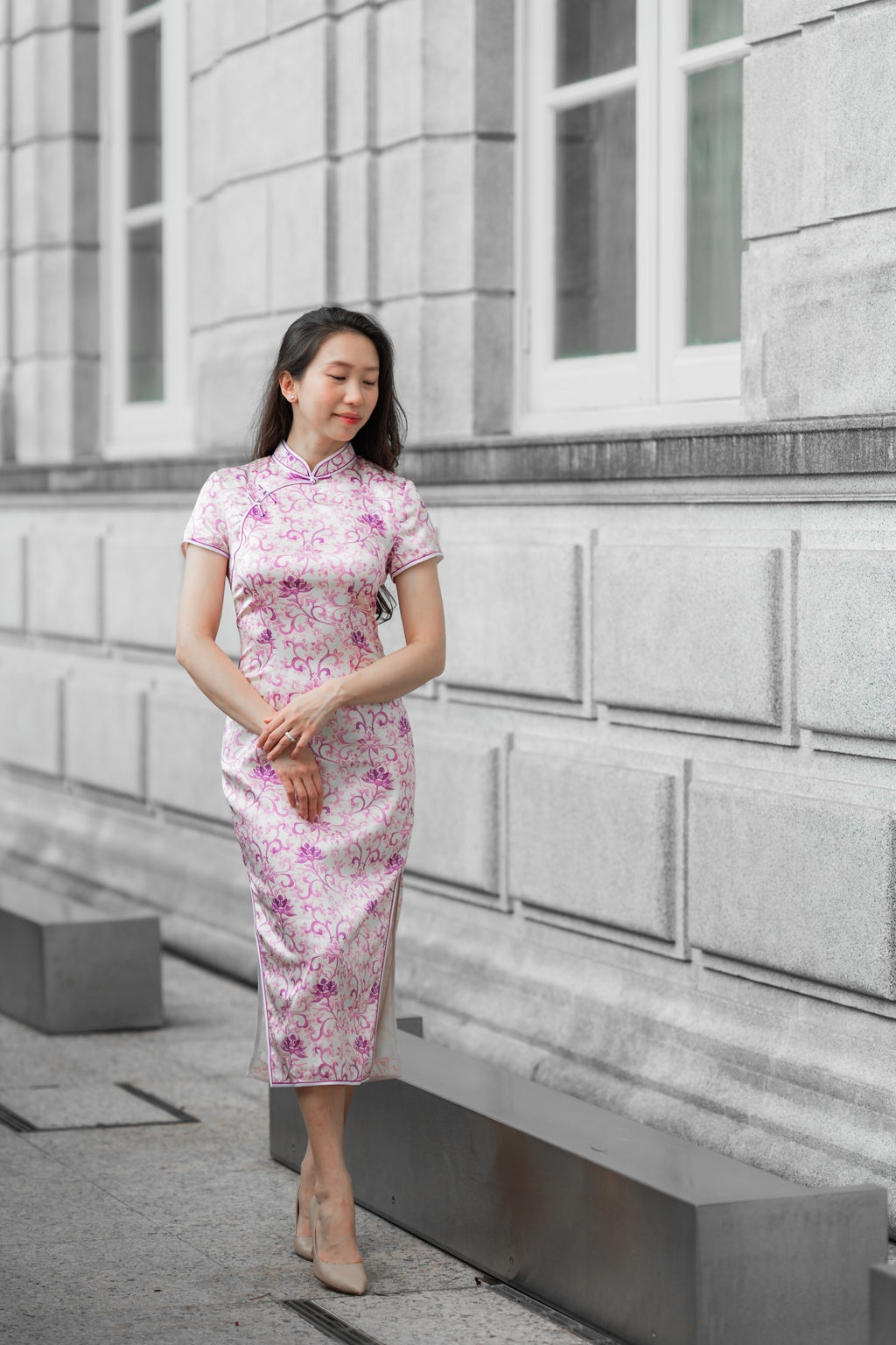 Lily Classic Silk Qipao